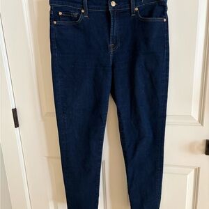 7 For All Mankind Dark Blue Jeans